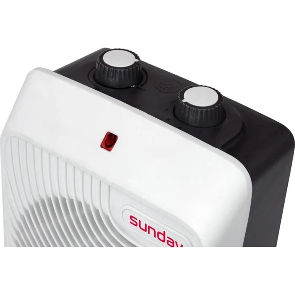 SUNDAY Fanlı Isıtıcı Kare Kutu Fan - Resim 3