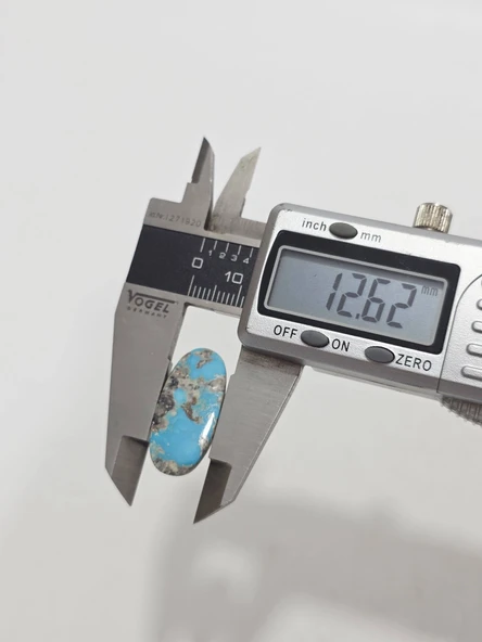 Doğal İran Nişabur Firuze (Turkuaz) Taşı 16,8 Karat - 3,35 Gram - Resim 3