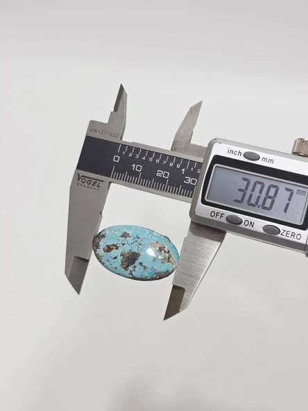 Doğal İran Nişabur Firuze (Turkuaz) Taşı 33,6 Karat - 6,70 Gram - Resim 4