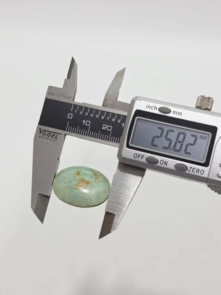 Doğal İran Nişabur Firuze (Turkuaz) Taşı 26,9 Karat - 5,30 Gram - Resim 4