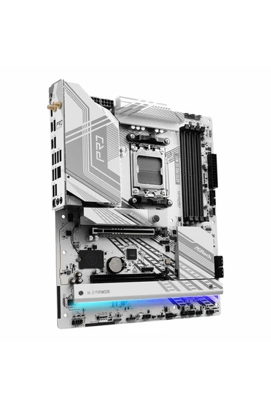 Asrock X870 Pro RS Wi-Fi AMD AM5 DDR5 ATX Anakart Teşhir - Resim 3