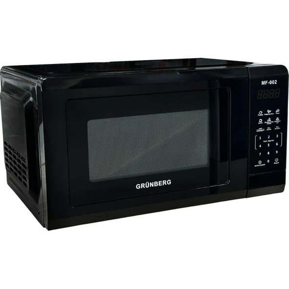 Grünberg MF-002 Mikrodalga Fırın 20 Lt 700W Siyah Buz Çözme Özellikli - Resim 2