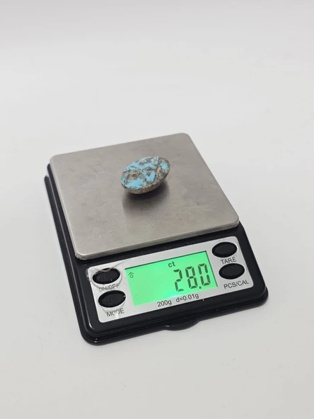 Doğal İran Nişabur Firuze (Turkuaz) Taşı 28 Karat - 5,55 Gram - Resim 6