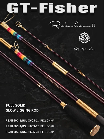 Ecooda GT-Fisher Rainbow 2 183cm 100-200gr Slow Jigging Kamışı - Resim 4