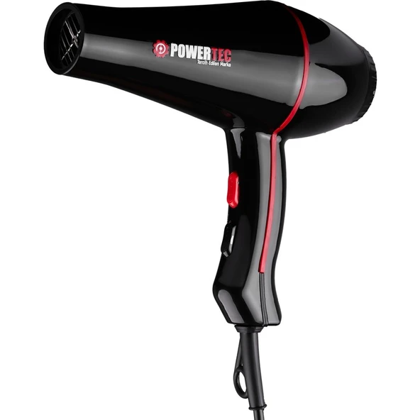 Powertec TR-601 Turbo Professional Series Fön Makinesi & Saç Kurutma 2500w Performans - Resim 3