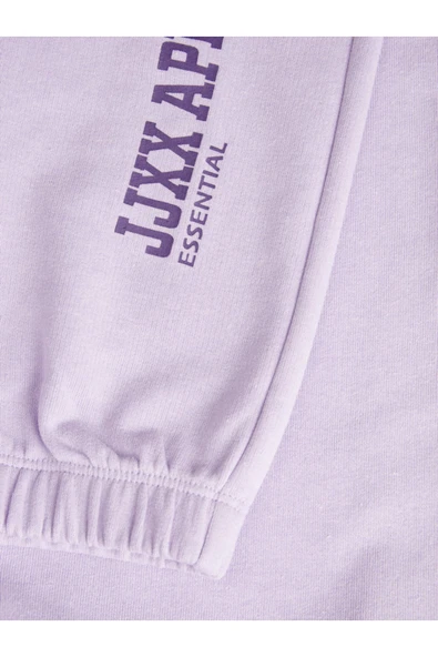 JXRILEY SLIM LW PANTS SWT Kadın Mor Eşofman Altı - 12250114 - Resim 7