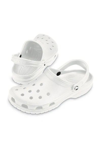 Crocs   Classic Uniseks Beyaz Terlik - 10001 - Resim 2