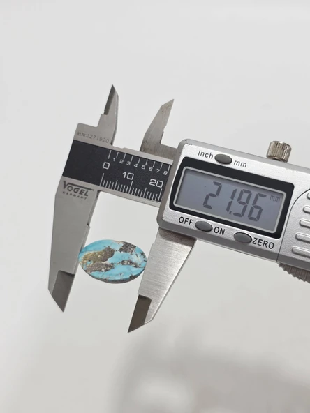 Doğal İran Nişabur Firuze (Turkuaz) Taşı 16 Karat - 3,15 Gram - Resim 4