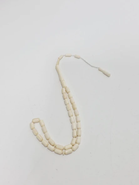 Kesme Fildişi Tesbih 9,01 Gram - Koleksiyonluk Fil Dişi Tespih - Resim 2