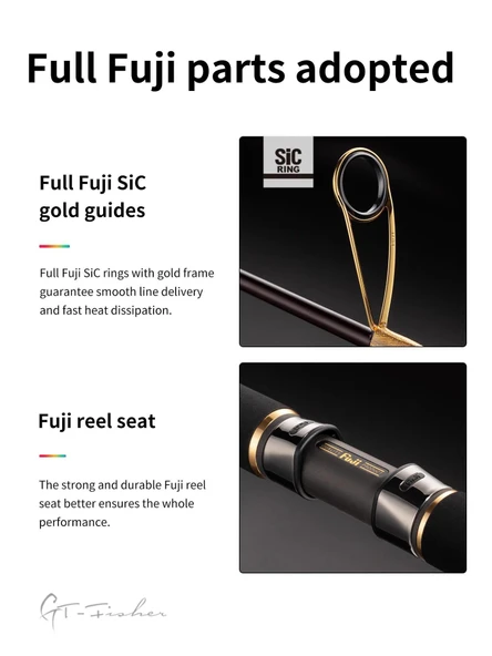 Ecooda GT-Fisher Rainbow 2 183cm 100-200gr Slow Jigging Kamışı - Resim 6