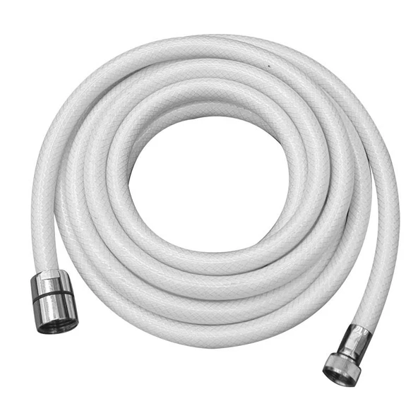 Shower Hose Braid, 3m, 1/2"-3/8" threads, White ürün görseli 1