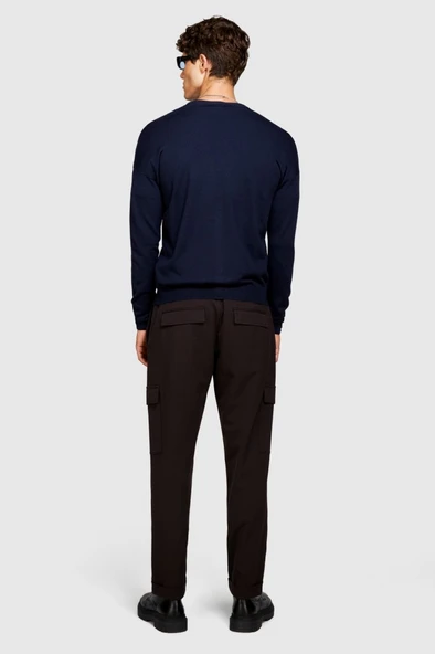 Sisley   Yün Karışımlı Hırka Erkek Renkli Hırka - 323A11BAS600J - Resim 7