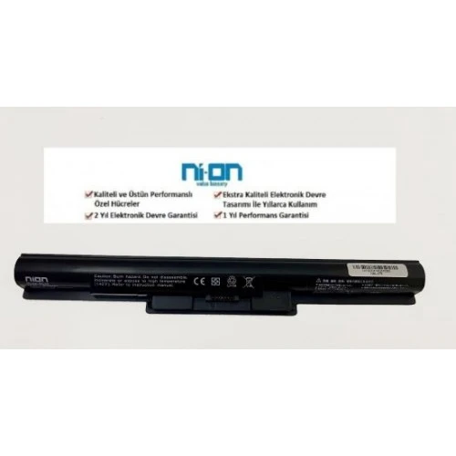 Nion Sony SVF1532P4E ,Sony SVF1532Q1E uyumlu Laptop Notebook Batarya - Pil ürün görseli 1