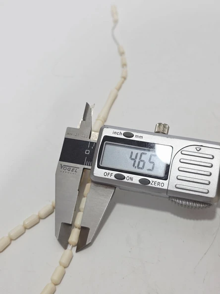 Kesme Fildişi Tesbih 9,01 Gram - Koleksiyonluk Fil Dişi Tespih - Resim 6