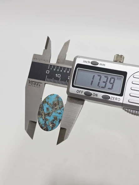 Doğal İran Nişabur Firuze (Turkuaz) Taşı 28 Karat - 5,55 Gram - Resim 3