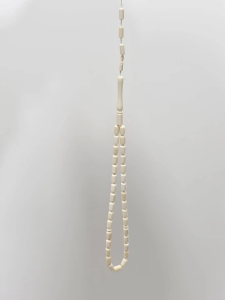 Kesme Fildişi Tesbih 9,01 Gram - Koleksiyonluk Fil Dişi Tespih - Resim 5