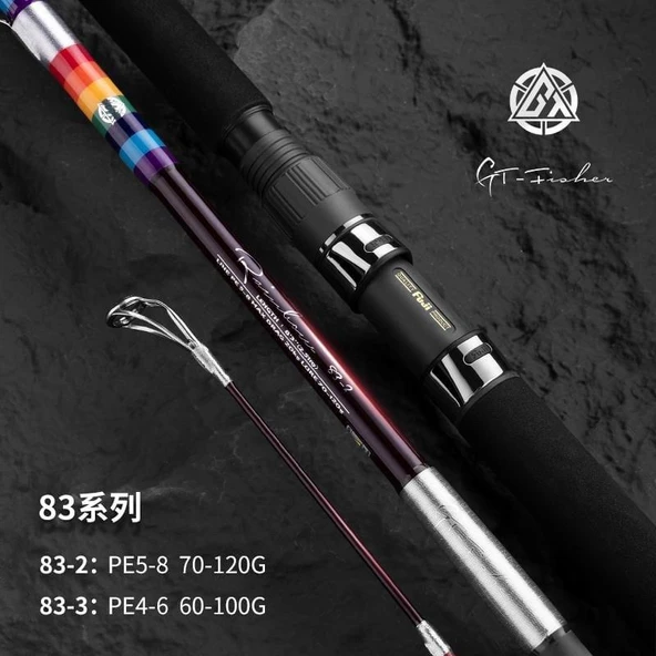Ecooda GT-Fisher Rainbow 83 251cm 60-100g Popping Kamışı - Resim 6