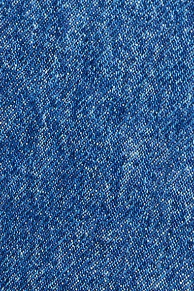 %100 Koton Maskülen Kesim Denim Ceket Kadın Renkli Mont - 323A2V8JLW01F - Resim 8