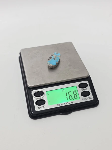 Doğal İran Nişabur Firuze (Turkuaz) Taşı 16,8 Karat - 3,35 Gram - Resim 6