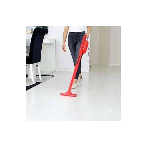 Fantom Pratik P 1200 Dik Süpürge - Kırmızı - Resim 4