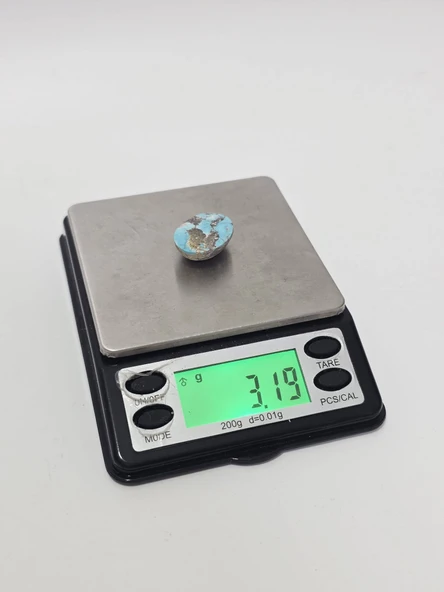 Doğal İran Nişabur Firuze (Turkuaz) Taşı 16 Karat - 3,15 Gram - Resim 5