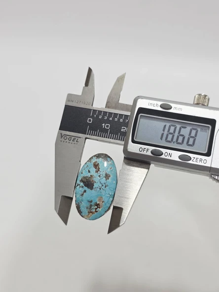 Doğal İran Nişabur Firuze (Turkuaz) Taşı 33,6 Karat - 6,70 Gram - Resim 3