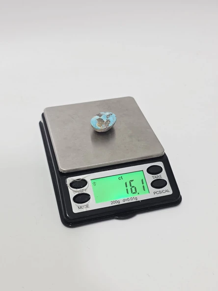 Doğal İran Nişabur Firuze (Turkuaz) Taşı 16 Karat - 3,15 Gram - Resim 6