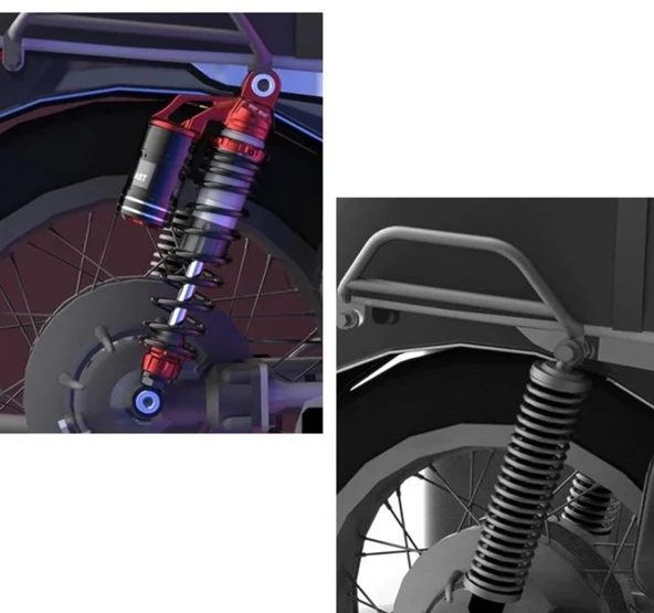 Spirit Beast Universal Gazlı Arka Amortisör - Resim 2