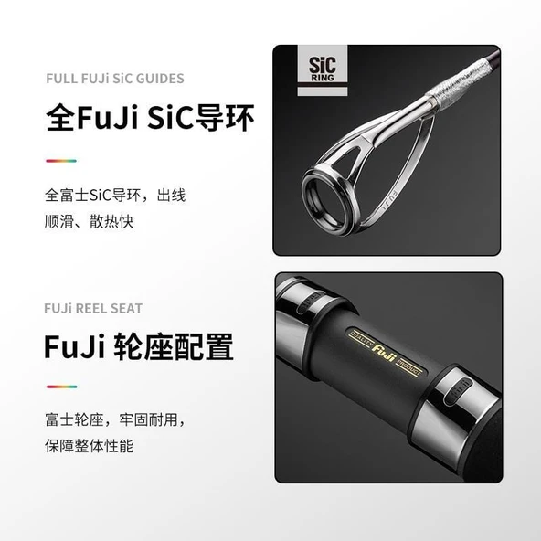 Ecooda GT-Fisher Rainbow 83 251cm 60-100g Popping Kamışı - Resim 7