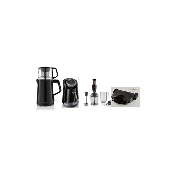 Arzum 9027 Pro Blacklıne Eco Set Sıyah ürün görseli 1