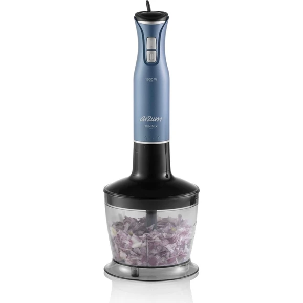 Arzum AR1138-O Minimix 1500 Watt El Blender Seti - Resim 3