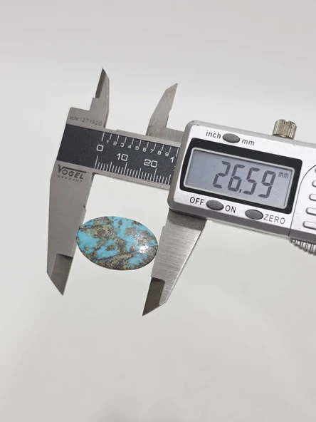 Doğal İran Nişabur Firuze (Turkuaz) Taşı 28 Karat - 5,55 Gram - Resim 4