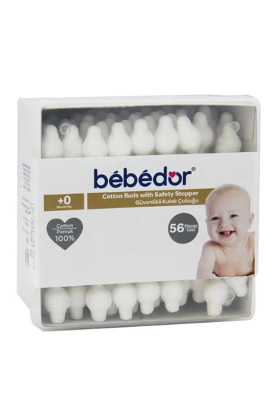 Bebedor Güvenlikli Kulak Çubuğu 56 Adet ürün görseli 1