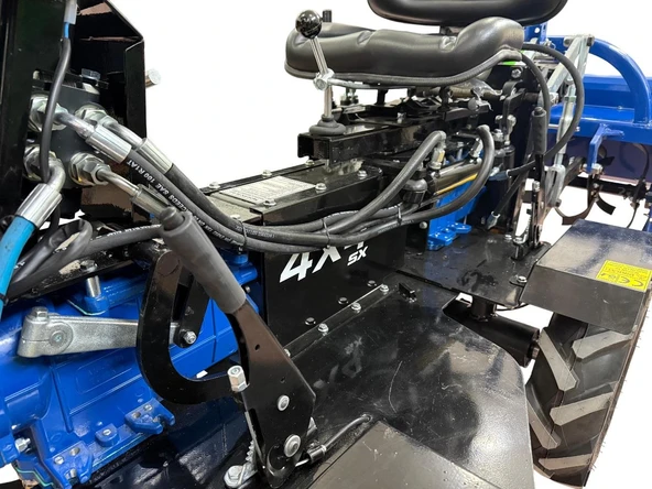 Yavuz Y600SX PRO 188FE 12 Hp Dizel Marşlı 4x4 Mini Traktör - Resim 8