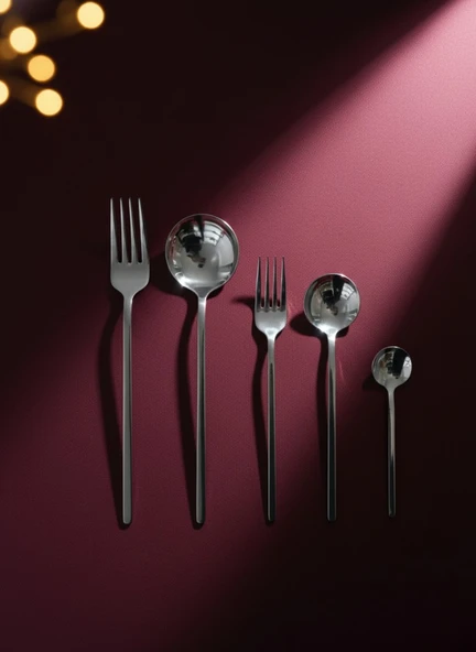 Ersan Home Selin Premium 30 Parça Çatal Kaşık Takımı ürün görseli 1