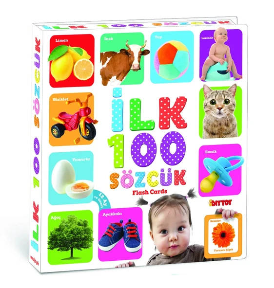 Diytoy Dil Gelişimi ve Kelime Öğrenme Seti: İlk 100 Sözcük + Manyetik Alfabe ve Meyve Sebzeler (3'lü Paket) - Resim 2