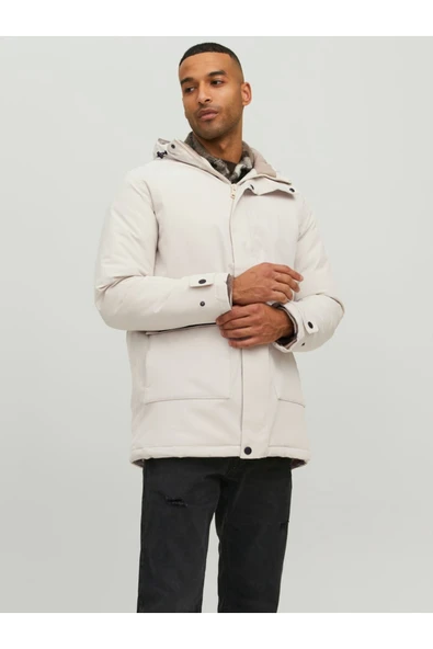 JJETIKO PARKA SN Erkek Bej Parka - 12211896 ürün görseli 1