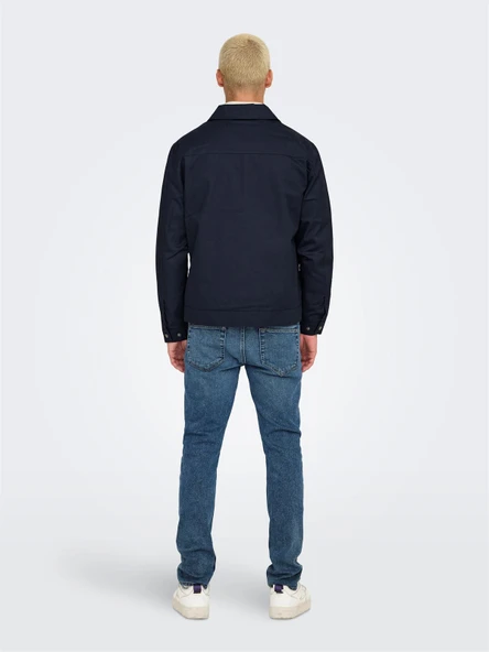 ONSRALPH TC JACKET OTW VD Erkek Night Sky Ceket - 22031633 - Resim 6