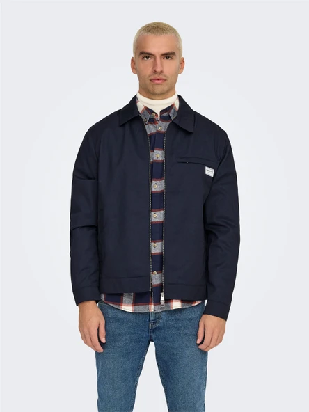 ONSRALPH TC JACKET OTW VD Erkek Night Sky Ceket - 22031633 - Resim 3