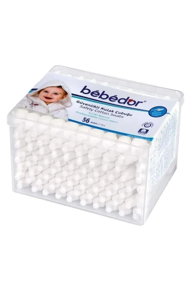 Bebedor Güvenlikli Kulak Çubuğu 56 Adet - Resim 2