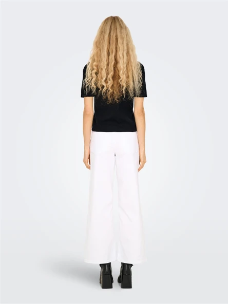 ONLFIE 2/4 PULLOVER NCA KNT Kadın Siyah Kazak - O15344307 - Resim 5