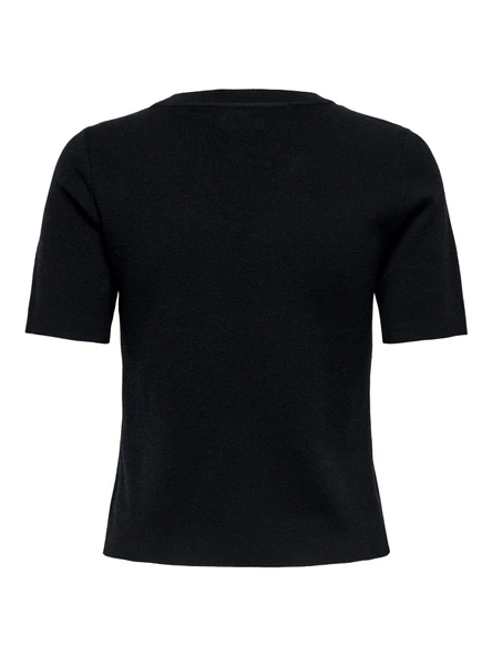 ONLFIE 2/4 PULLOVER NCA KNT Kadın Siyah Kazak - O15344307 - Resim 7