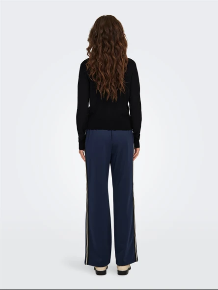 Only   ONLVENICE LIFE LS VNECK CARDI KNT NOOS Kadın Siyah Hırka - O15333985 - Resim 3