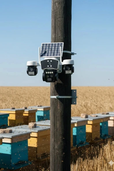 O-kam Pro Okam-9095 | 4G Güneş Enerjili 12 Mp Akıllı Güvenlik Kamerası | Ultra HD Çoklu Lens PTZ Dış Mekan - Resim 2