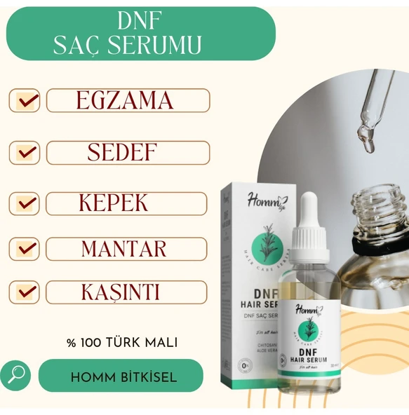 HOMM LIFE DNF SAÇ SERUMU 30 ML ürün görseli 1