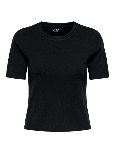 ONLFIE 2/4 PULLOVER NCA KNT Kadın Siyah Kazak - O15344307 - Resim 6