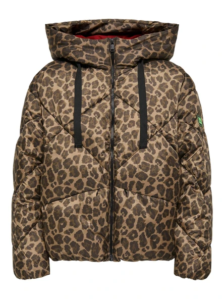 ONLASTI LIFE SHORT PUFFER JACKET CC OTW Kadın Kahverengi Mont - 15349525 ürün görseli 1