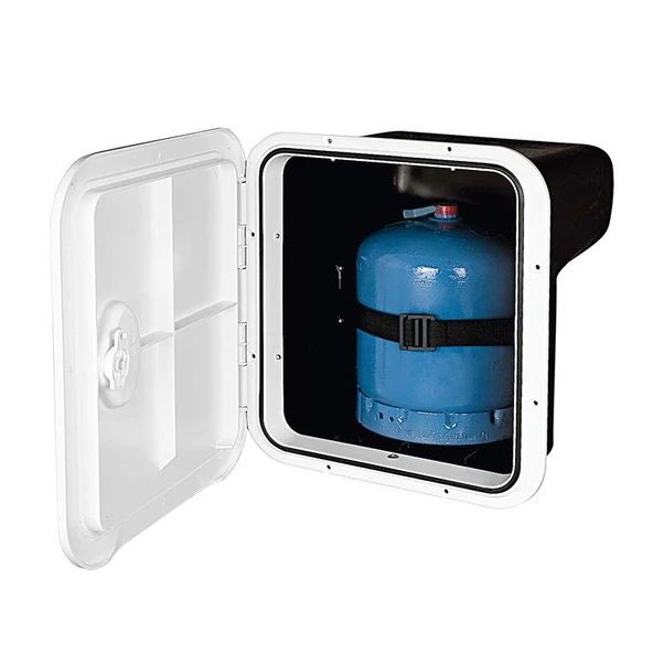 TOP LINE Saklama Bölmesi - Tüp Gaz için 3kg,Beyaz,370x390mm, Tam Contalı ürün görseli 1