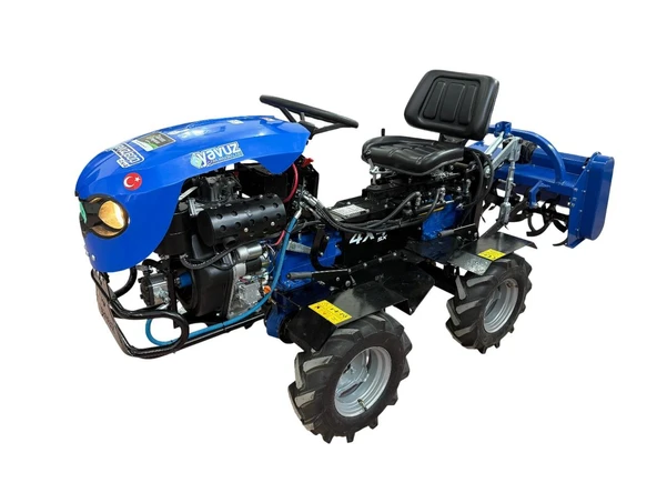 Yavuz Y600SX PRO 188FE 12 Hp Dizel Marşlı 4x4 Mini Traktör ürün görseli 1