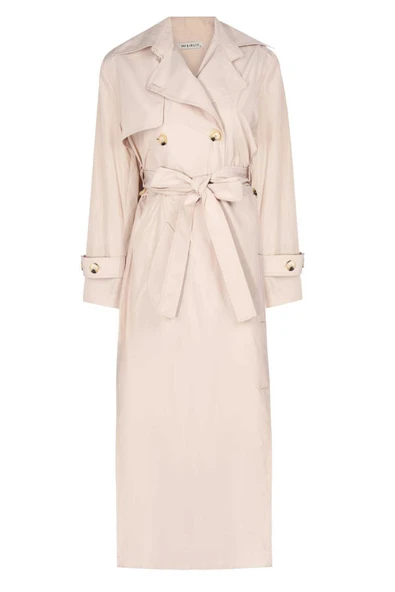 TRENCHCOAT Uniseks Gri Trençkot - W22W01D001TC - Resim 7